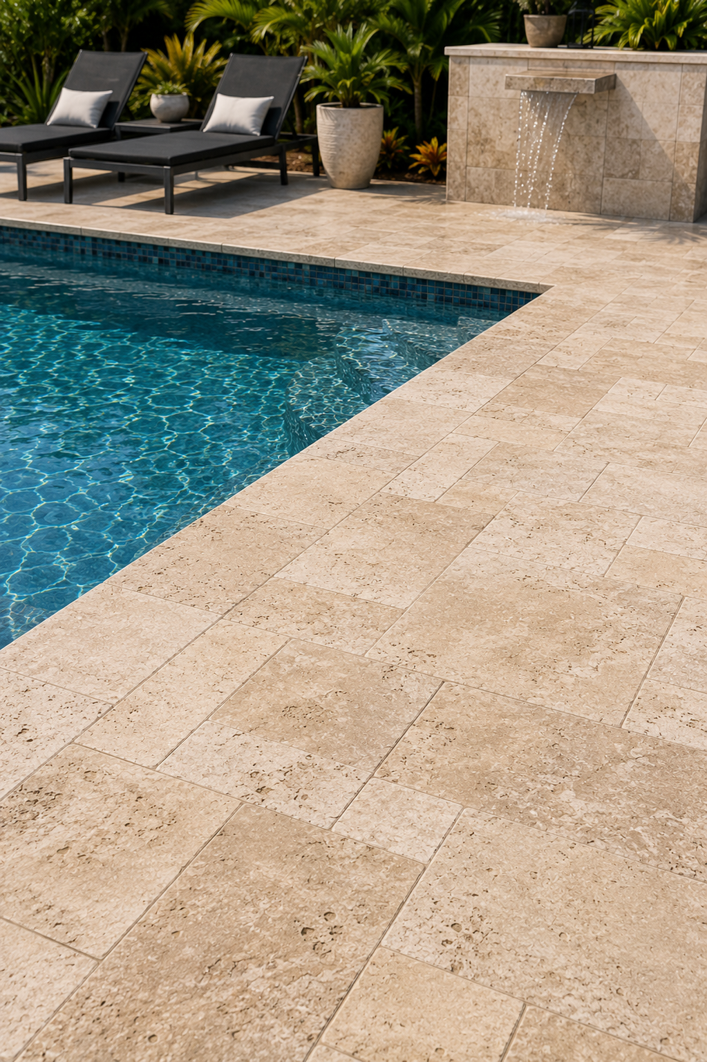 Pool decking options