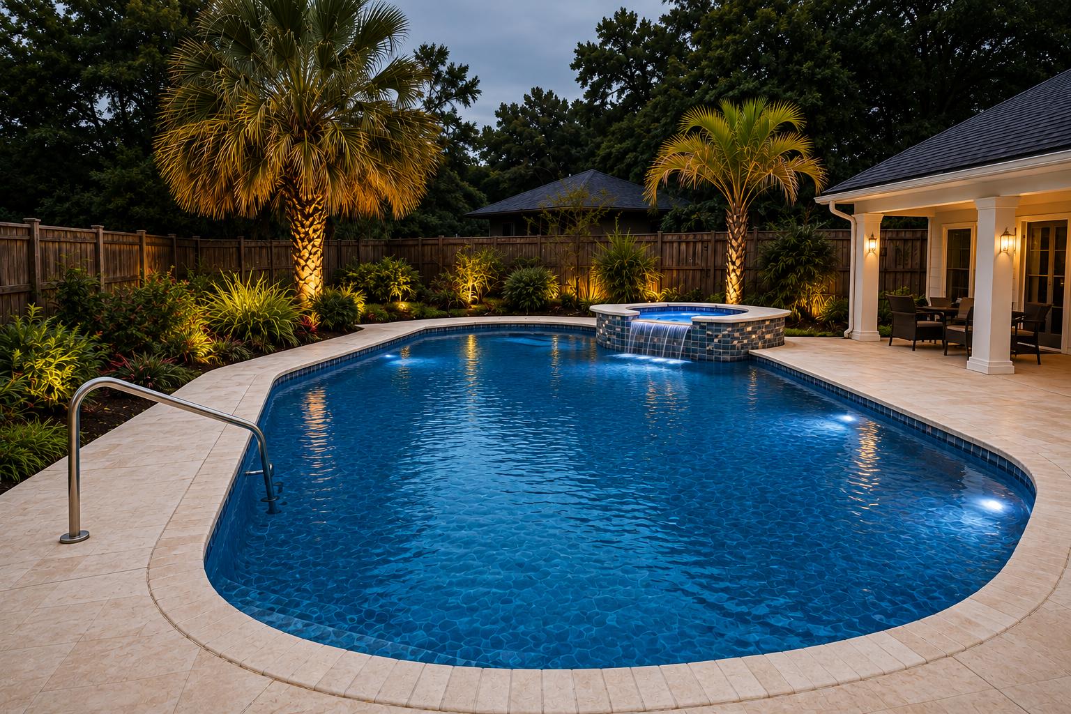 Pool after Southern Poolscapes renovation